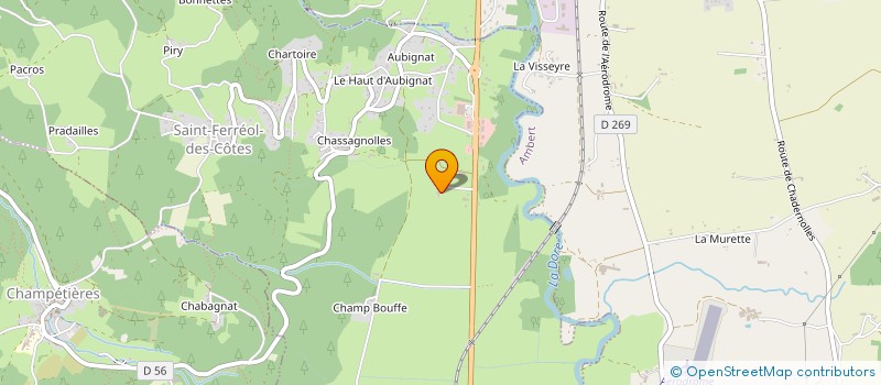 localisation de l'entreprise AMBERT AUTOMATISMES  SAINT-FERREOL-DES-COTES