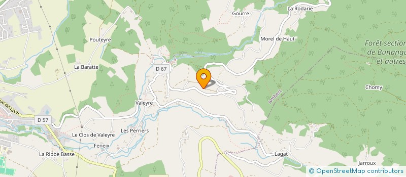 localisation de l'entreprise AMBERT FERMETURES à AMBERT
