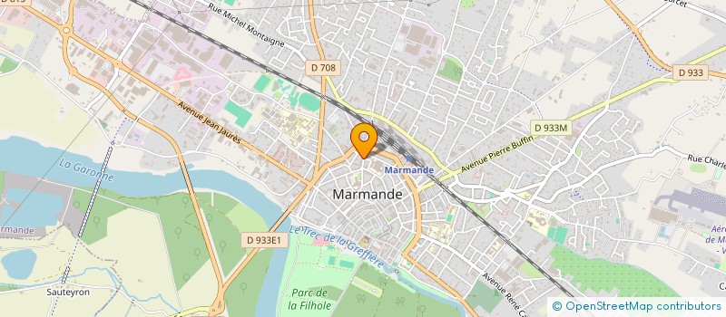 localisation de l'entreprise AMBERTHE  MARMANDE
