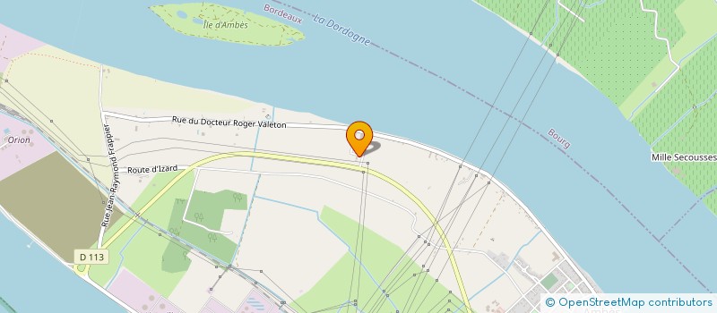 localisation de l'entreprise AMBES BATIMENT BOYER RENE  AMBES