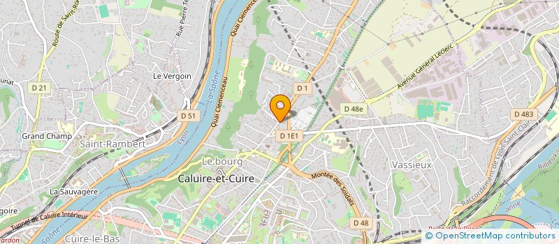 localisation de l'entreprise AMBETGAB  CALUIRE-ET-CUIRE