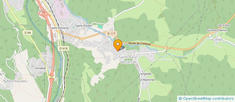 localisation de l'entreprise AMBF à SAINT-PAUL-DE-JARRAT