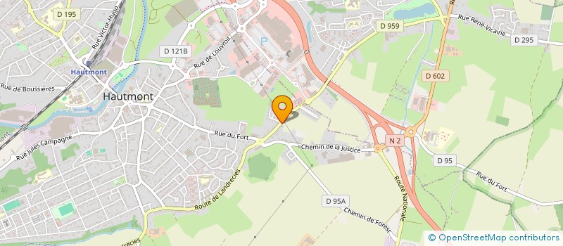 localisation de l'entreprise AMBI  HAUTMONT