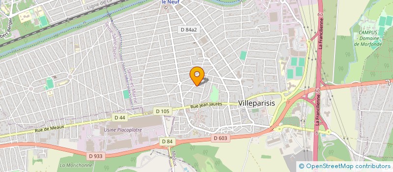 localisation de l'entreprise AMBI GROUP SAS à VILLEPARISIS