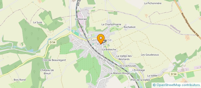 localisation de l'entreprise AMBI RENOV  SAINT-PATERNE-RACAN