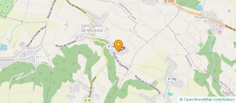 localisation de l'entreprise AMBI1 à SAINT-SORLIN-DE-MORESTEL