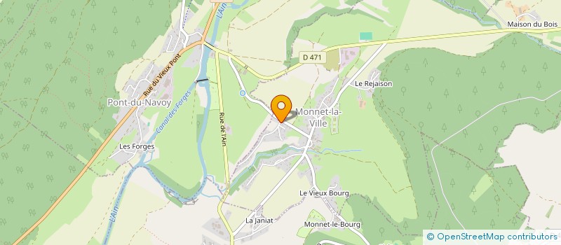 localisation de l'entreprise AMBIAN'S BOIS  MONNET-LA-VILLE