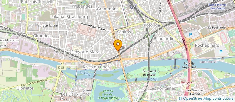 localisation de l'entreprise AMBIANCE à TOURS