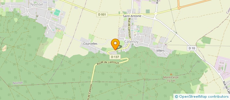 localisation de l'entreprise AMBIANCE  CATENOY