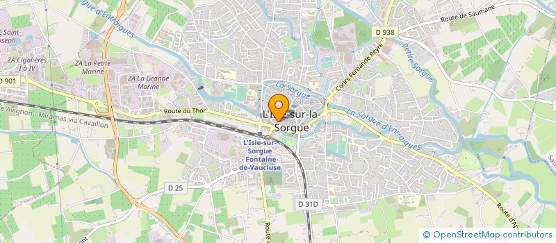 localisation de l'entreprise AMBIANCE à L'ISLE-SUR-LA-SORGUE
