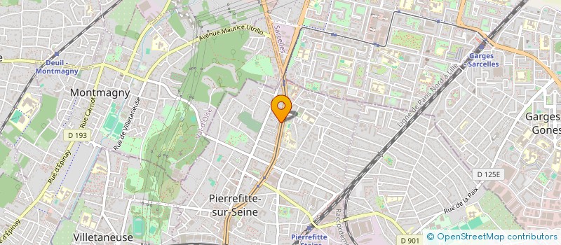 localisation de l'entreprise AMBIANCE à PIERREFITTE-SUR-SEINE
