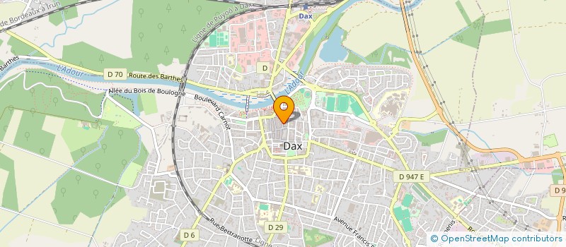 localisation de l'entreprise AMBIANCE à DAX