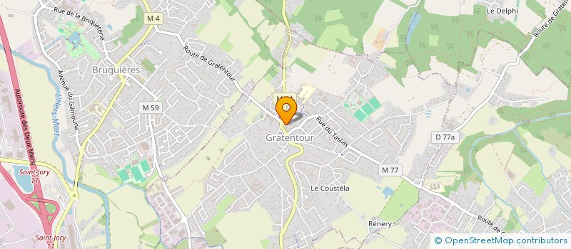 localisation de l'entreprise AMBIANCE BARBER  GRATENTOUR