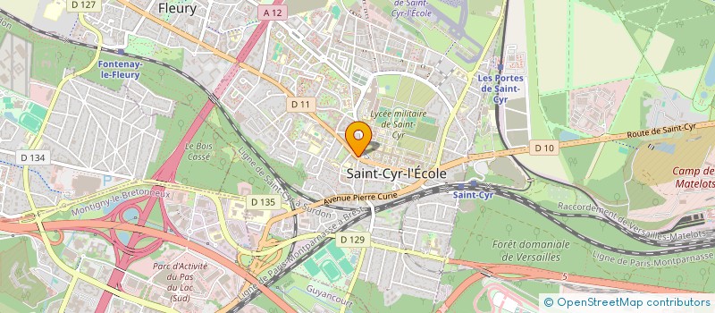 localisation de l'entreprise AMBIANCE BEAUTE à SAINT-CYR-L'ECOLE