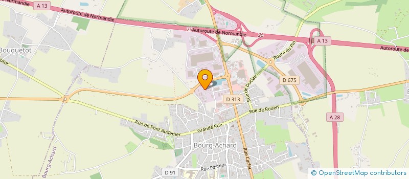 localisation de l'entreprise AMBIANCE BEAUTE  BOURG-ACHARD