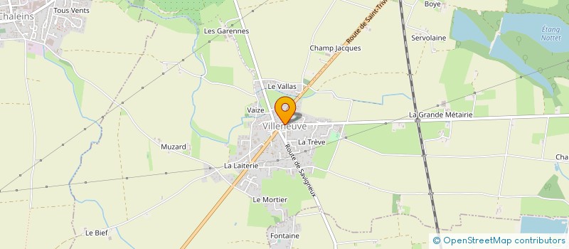 localisation de l'entreprise AMBIANCE BETON  VILLENEUVE