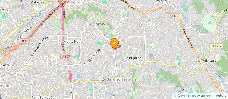localisation de l'entreprise AMBIANCE BETON à MARSEILLE