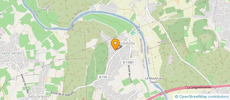 localisation de l'entreprise AMBIANCE BOIS 34  VILLETELLE