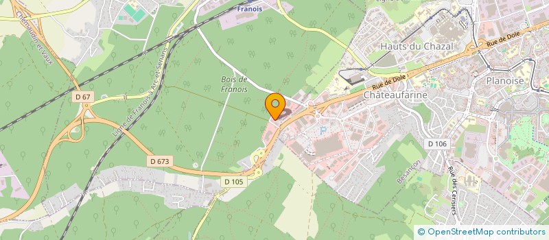 localisation de l'entreprise AMBIANCE CARRELAGE à FRANOIS