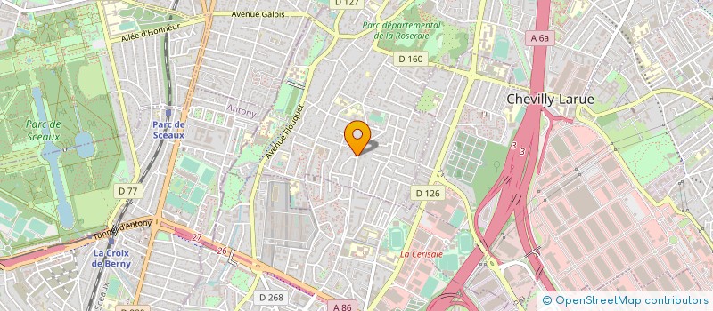 localisation de l'entreprise AMBIANCE CINEMA  L'HAY-LES-ROSES