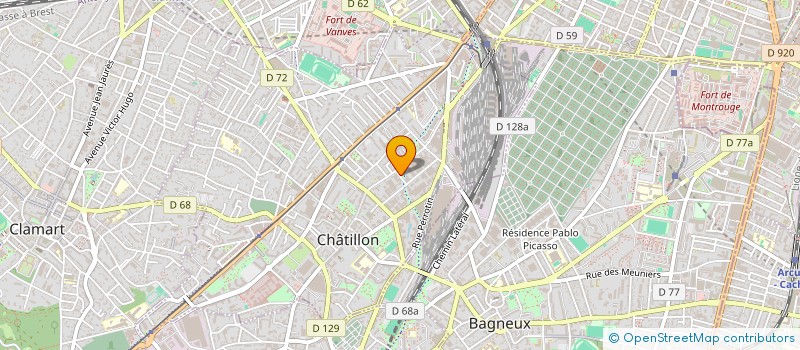 localisation de l'entreprise AMBIANCE CLIM à CHATILLON