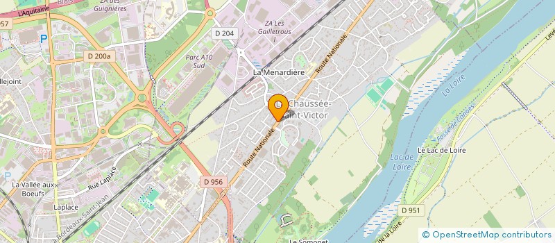 localisation de l'entreprise AMBIANCE COIFFEUR-CREATEUR  LA CHAUSSEE-SAINT-VICTOR