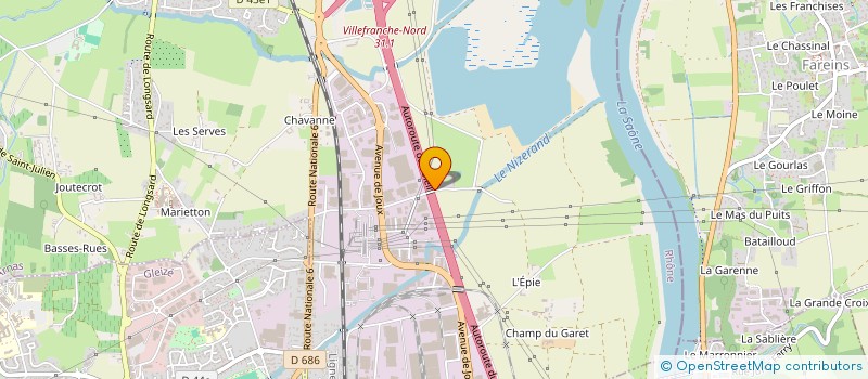 localisation de l'entreprise AMBIANCE CONFORT  ARNAS