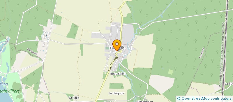 localisation de l'entreprise AMBIANCE & CONFORT à FAVIERES