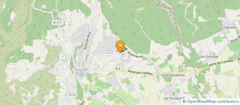 localisation de l'entreprise AMBIANCE COULEURS à GORDES