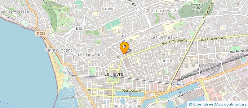localisation de l'entreprise AMBIANCE & CREATION D'INTERIEUR à LE HAVRE
