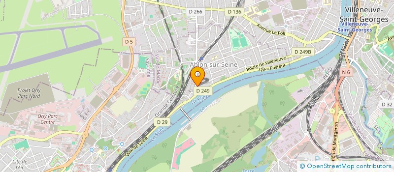 localisation de l'entreprise AMBIANCE CUISINES BAINS  ABLON-SUR-SEINE