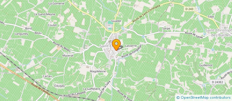 localisation de l'entreprise AMBIANCE DECOCHIC SARL à SAINT-LOUBES