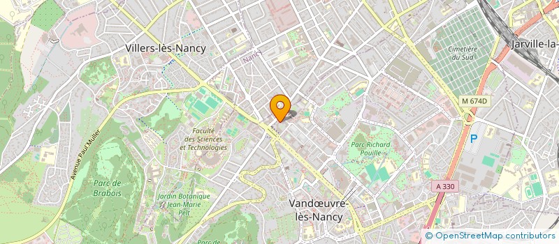 localisation de l'entreprise AMBIANCE DEKOR  VANDUVRE-LES-NANCY