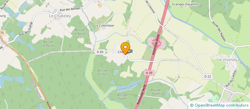 localisation de l'entreprise AMBIANCE DES CHAMPS  CHAUSSENANS