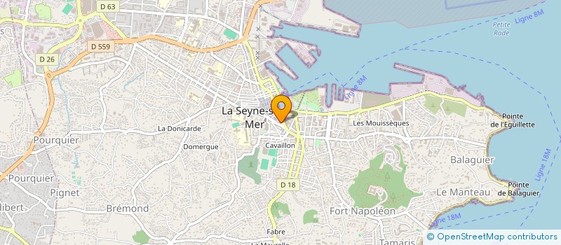 localisation de l'entreprise AMBIANCE DOMOTIQUE SN à LA SEYNE-SUR-MER