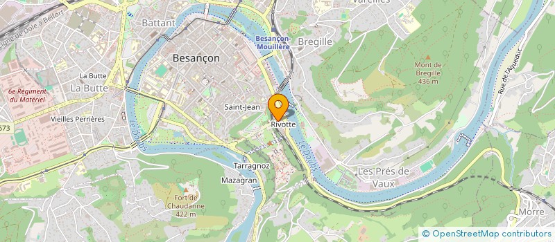 localisation de l'entreprise AMBIANCE.DP SARL à BESANCON