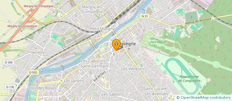 localisation de l'entreprise AMBIANCE ET DECOR à COMPIEGNE