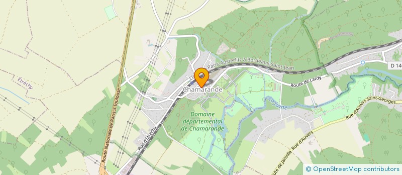 localisation de l'entreprise AMBIANCE ET DIVERTISEMENT CHAM à CHAMARANDE