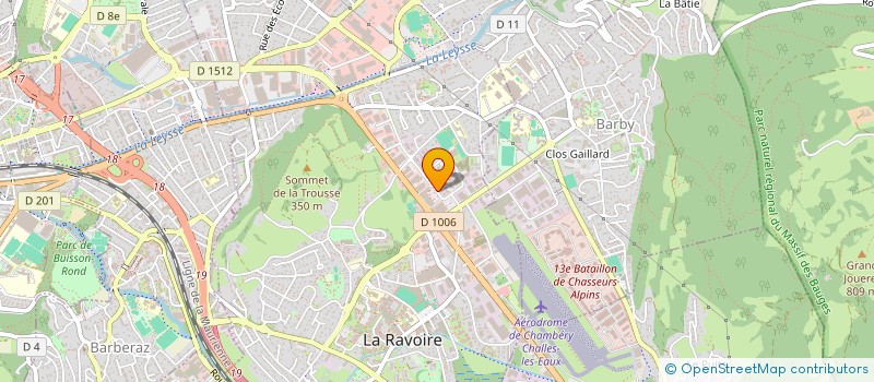 localisation de l'entreprise AMBIANCE ET FLAMME à LA RAVOIRE