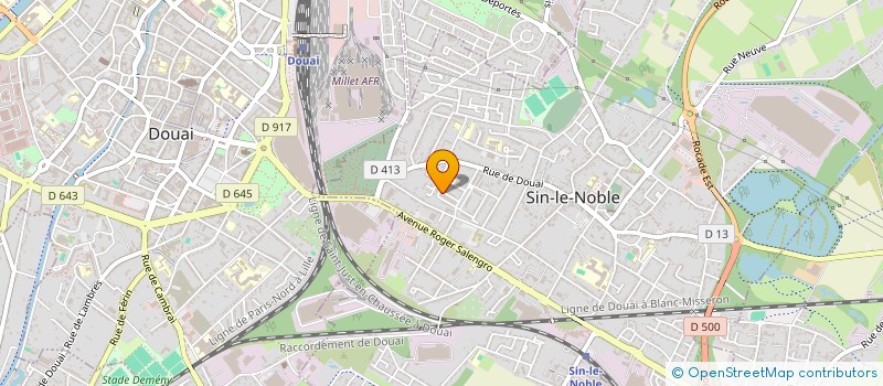 localisation de l'entreprise AMBIANCE ET LOISIRS AU CAMPING DE RUMAUCOURT  SIN-LE-NOBLE