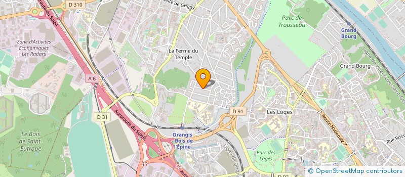 localisation de l'entreprise AMBIANCE ET STIMULATION ARTISTIQUES à RIS-ORANGIS
