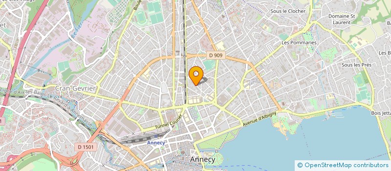 localisation de l'entreprise AMBIANCE FENETRES  ANNECY