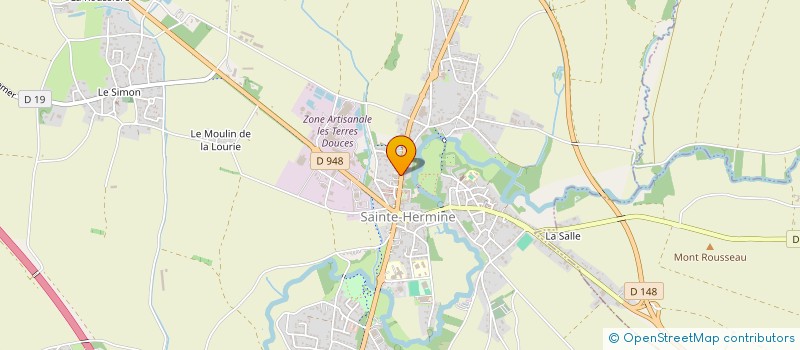 localisation de l'entreprise AMBIANCE FEU à SAINTE-HERMINE