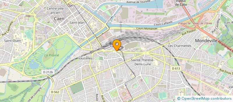 localisation de l'entreprise AMBIANCE FLAMME à CAEN