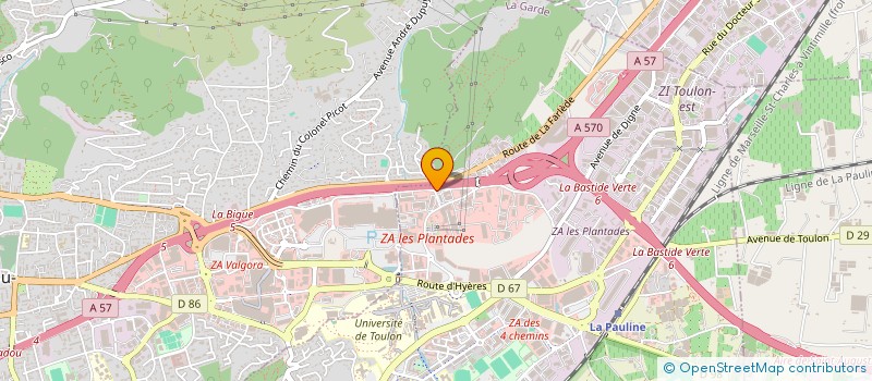 localisation de l'entreprise AMBIANCE GAZON SYNTHETIQUE à LA GARDE