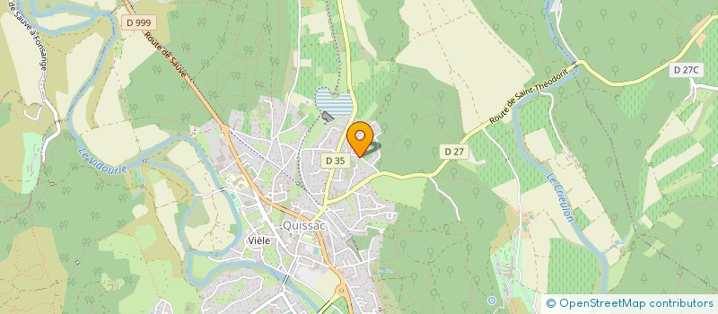 localisation de l'entreprise AMBIANCE HABITAT à QUISSAC