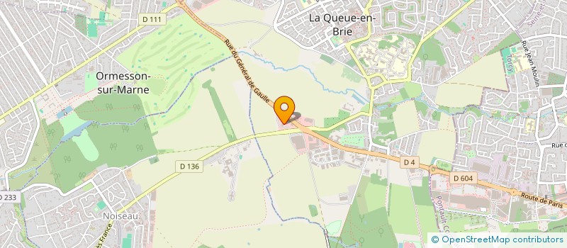 localisation de l'entreprise AMBIANCE HOTEL  LA QUEUE-EN-BRIE