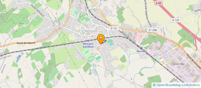 localisation de l'entreprise AMBIANCE INGENIERIE à MOIRANS