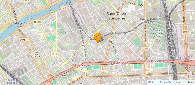 localisation de l'entreprise AMBIANCE LAFAYETTE S.A. à SAINT-OUEN-SUR-SEINE