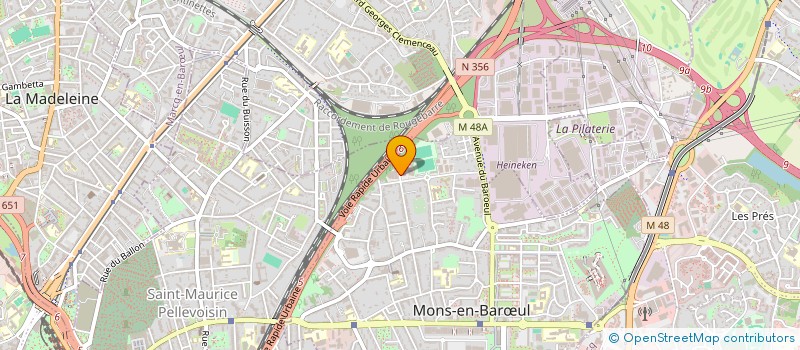localisation de l'entreprise AMBIANCE MAISON ET JARDIN à MONS-EN-BARŒUL